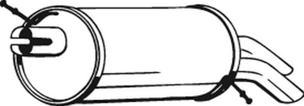 Bosal Endschalldämpfer 154-317