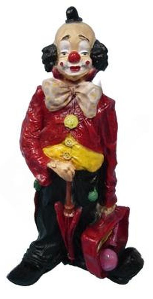 Design Clown Figur Statue Skulptur Figuren Skulpturen Dekoration Deko Neu B49