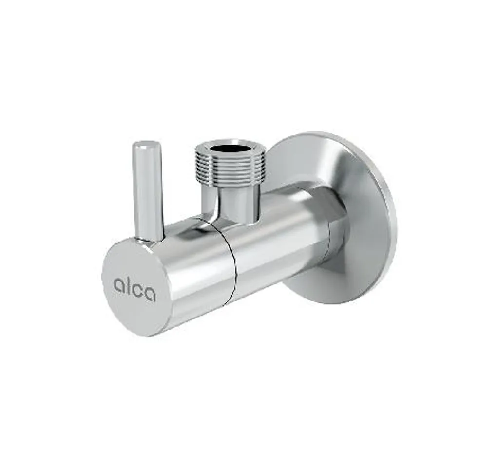 Valvola d'Angolo Design Tondo Alcadrain 1/2 x 1/2 con Filtro