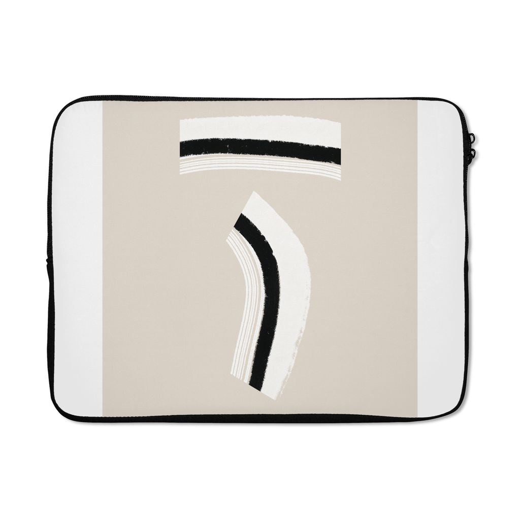 MuchoWow Laptop Hülle 15 Zoll Linie - Pastell - Gestaltung Laptoptasche - Laptoptasche - Sleeve - Rundum-Schutz
