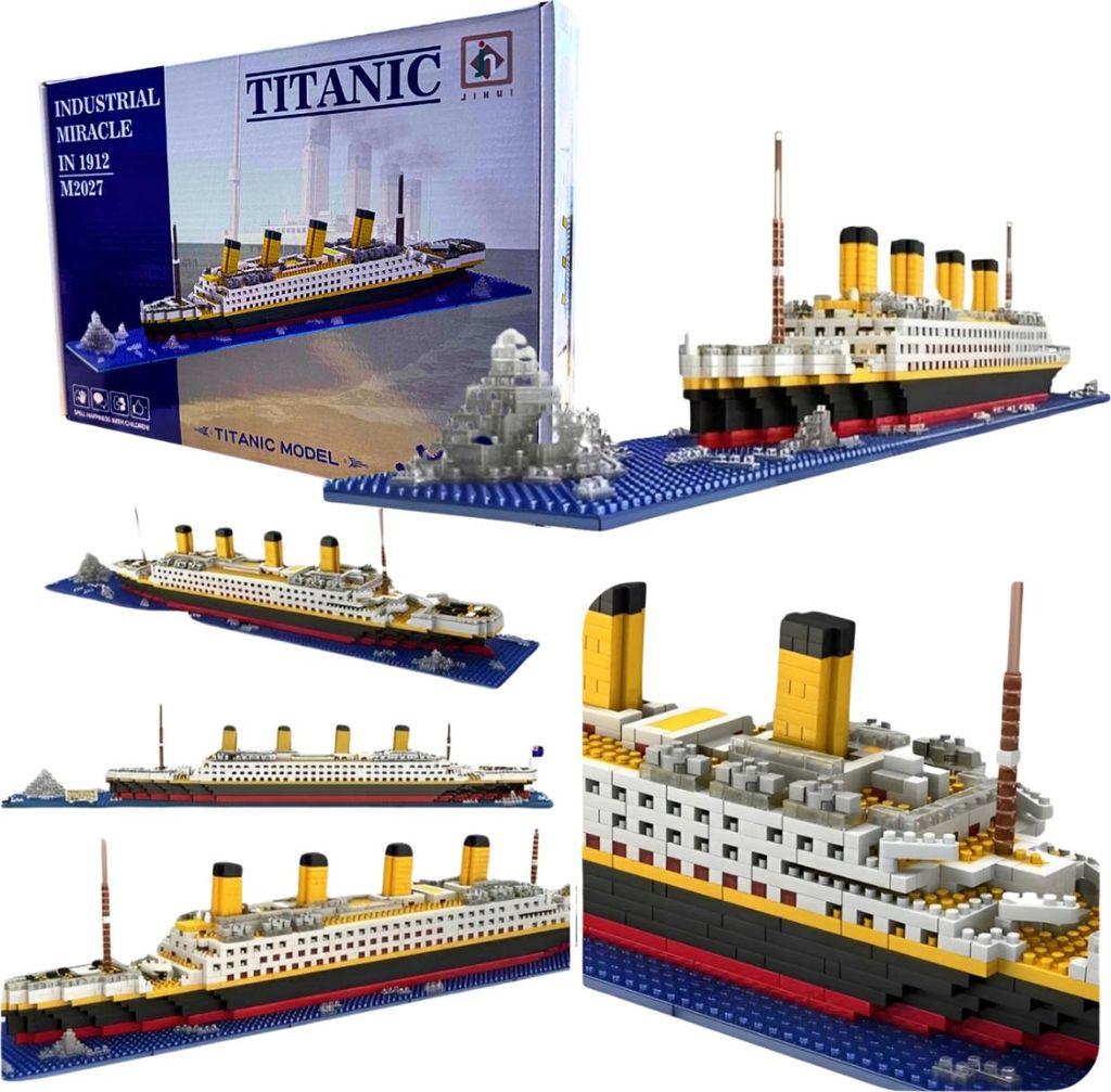 Stavebnica Titanic Veľký Model Lode z Kociek 1860 Dielov Obrázok produktu 