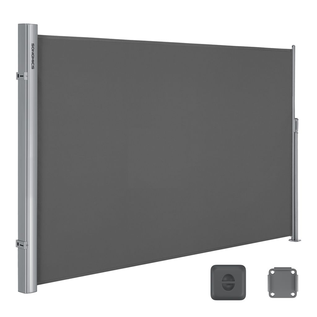 SONGMICS Alu Seitenmarkise 160 x 300 cm 280 g/m² ausziehbar Produktbild 