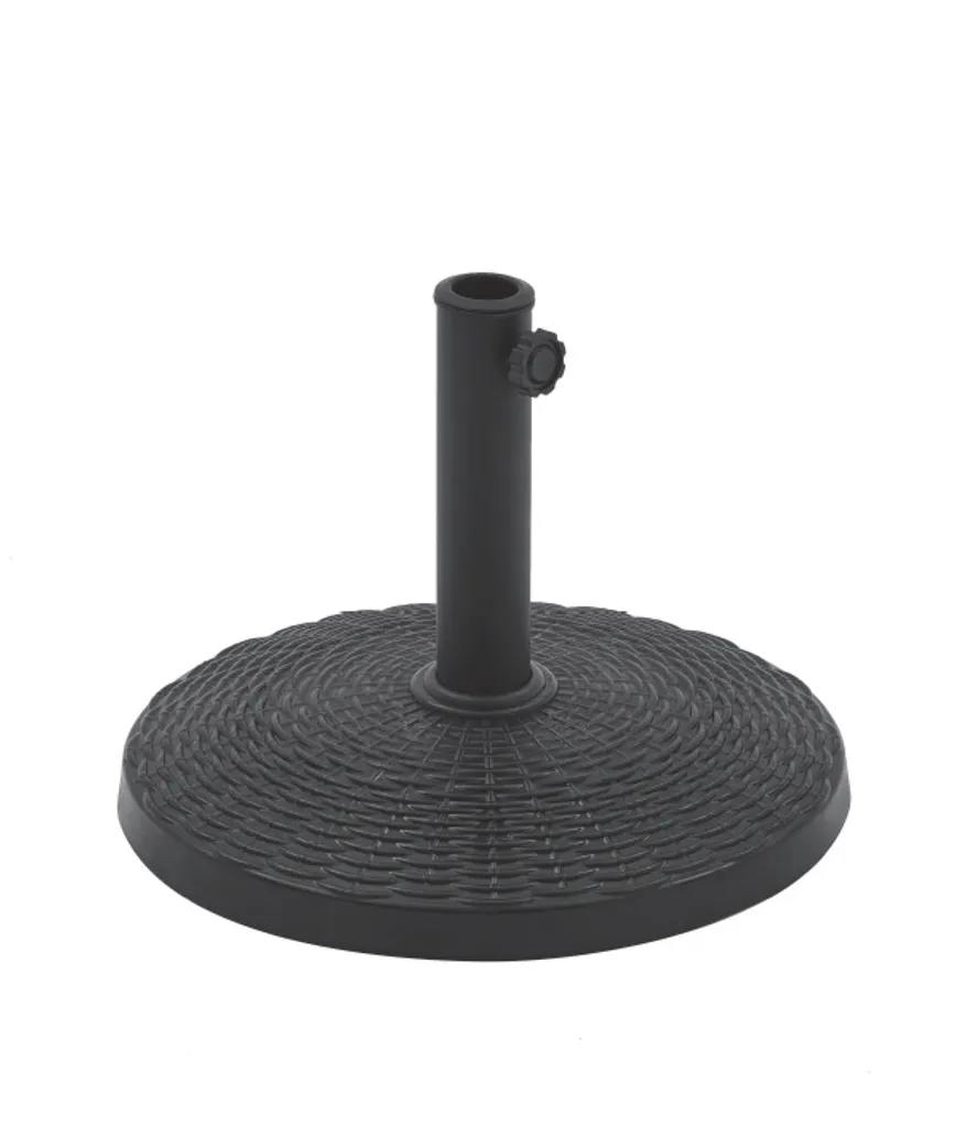 Porte-parapluie lesté 10 kg POLYRESIN noir - Matériau durable et solide - 2