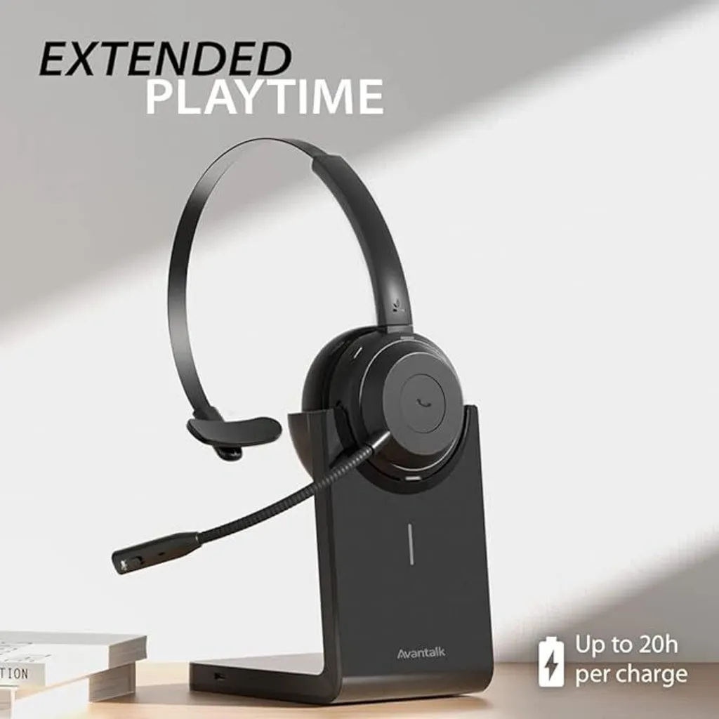 Casque Bluetooth pour Télétravail et Appels PC avec Micro Performant - 4