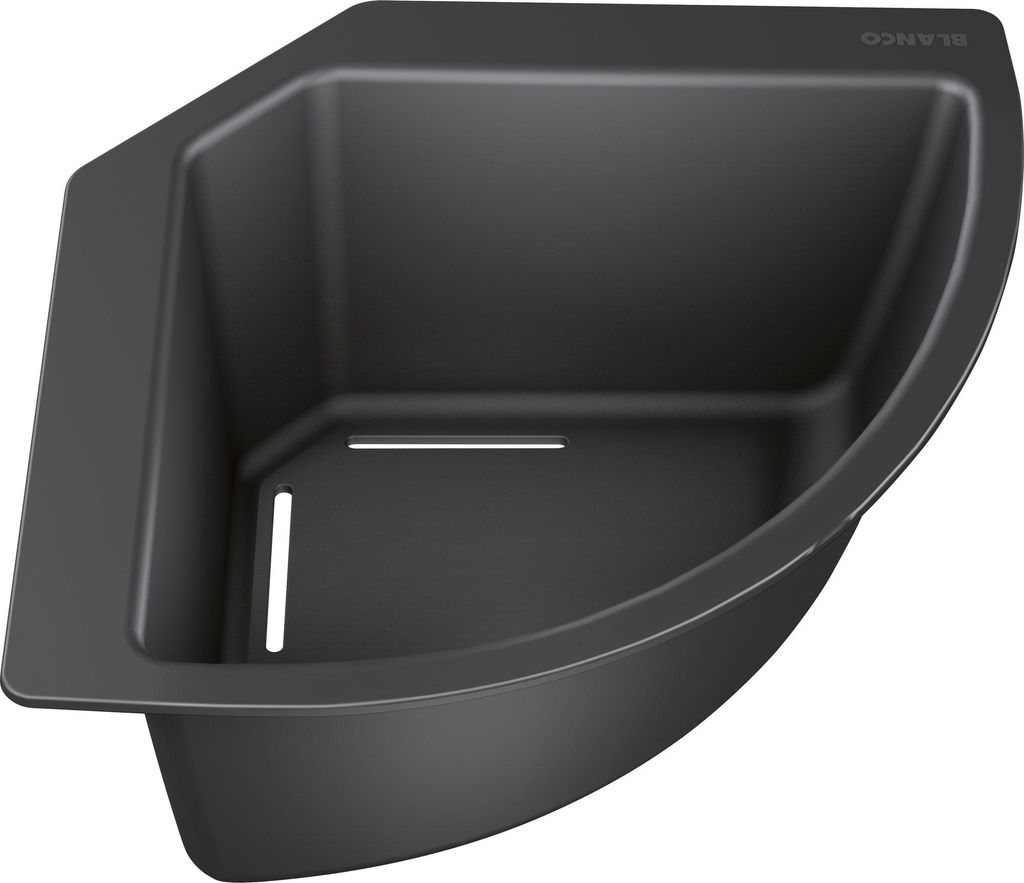BLANCO 235866 Eck-Schale aus Kunststoff schwarz / Produktbild 