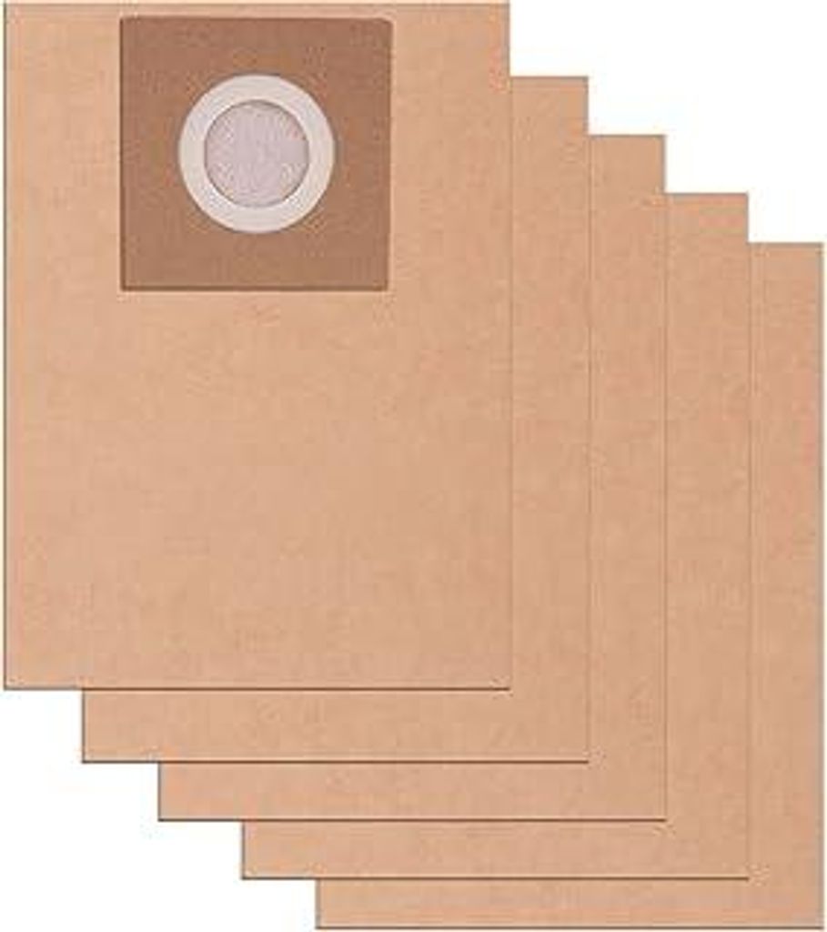 ohyes Schmutzfangsack 12L (passend Nass-Trockensauger mit 12 Liter-Behälter, 12 L Volumen, 5 Stück enthalten, aus Papier)