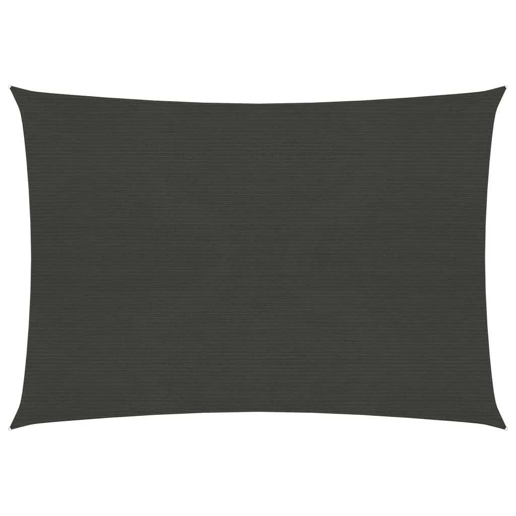 vidaXL Tenda da sole 160 g/m² antracite 2,5x3,5 m HDPE - 16