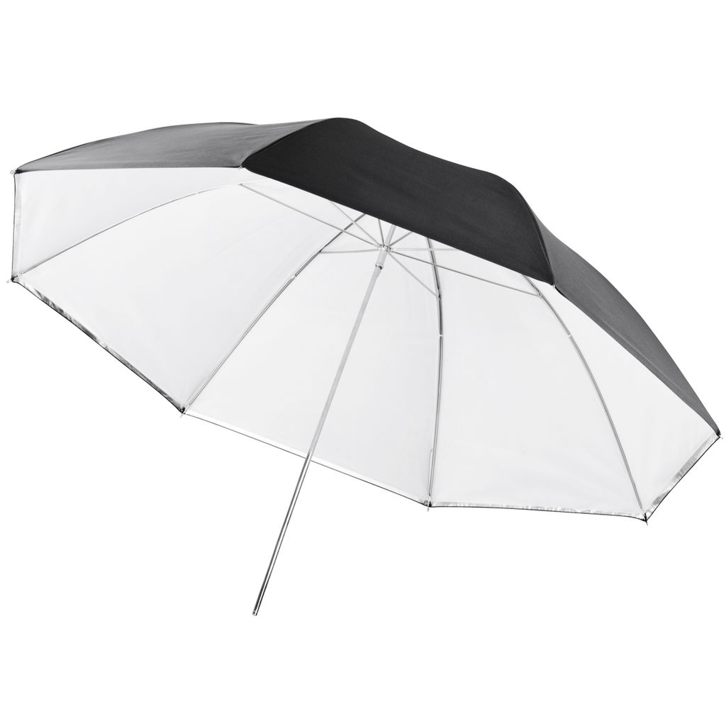 walimex 2in1 Reflex-& Durchlichtschirm weiß, 84cm Produktbild 