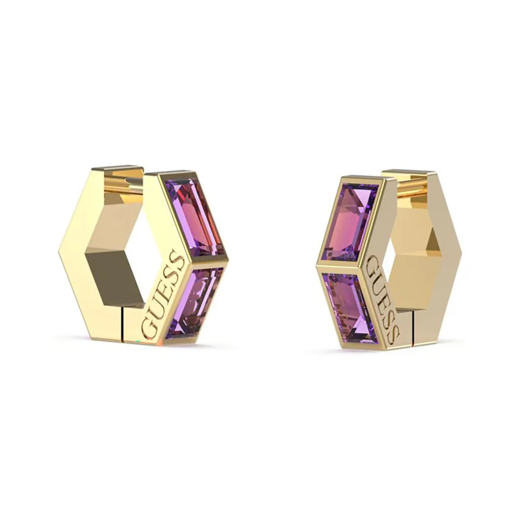 Guess JUBE03133JWYGLATU Orecchini: Acciaio 316L e Cristalli Alta Qualità