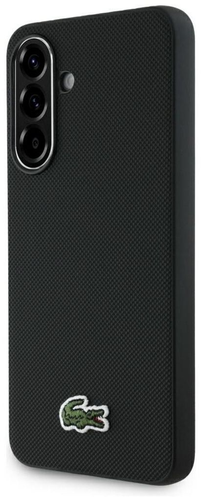 Hülle Galaxy A56 Lacoste Petit Pique schwarz Muster Logo Produktbild 