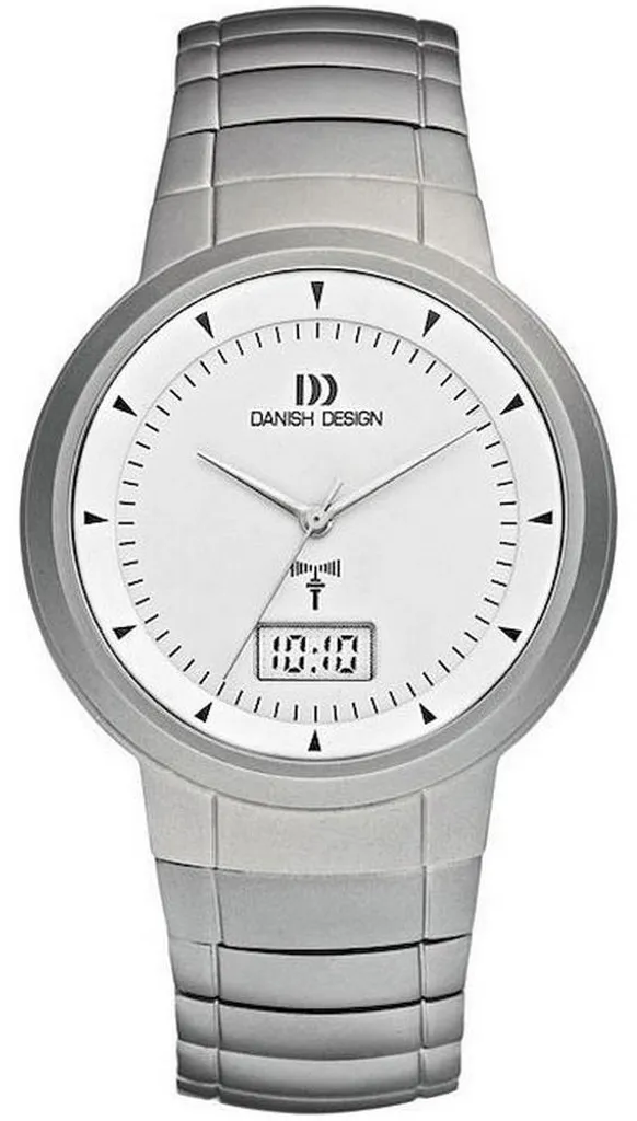 Danish Design IQ62Q965 - Montre Homme Minimaliste avec Bracelet Cuir Noir