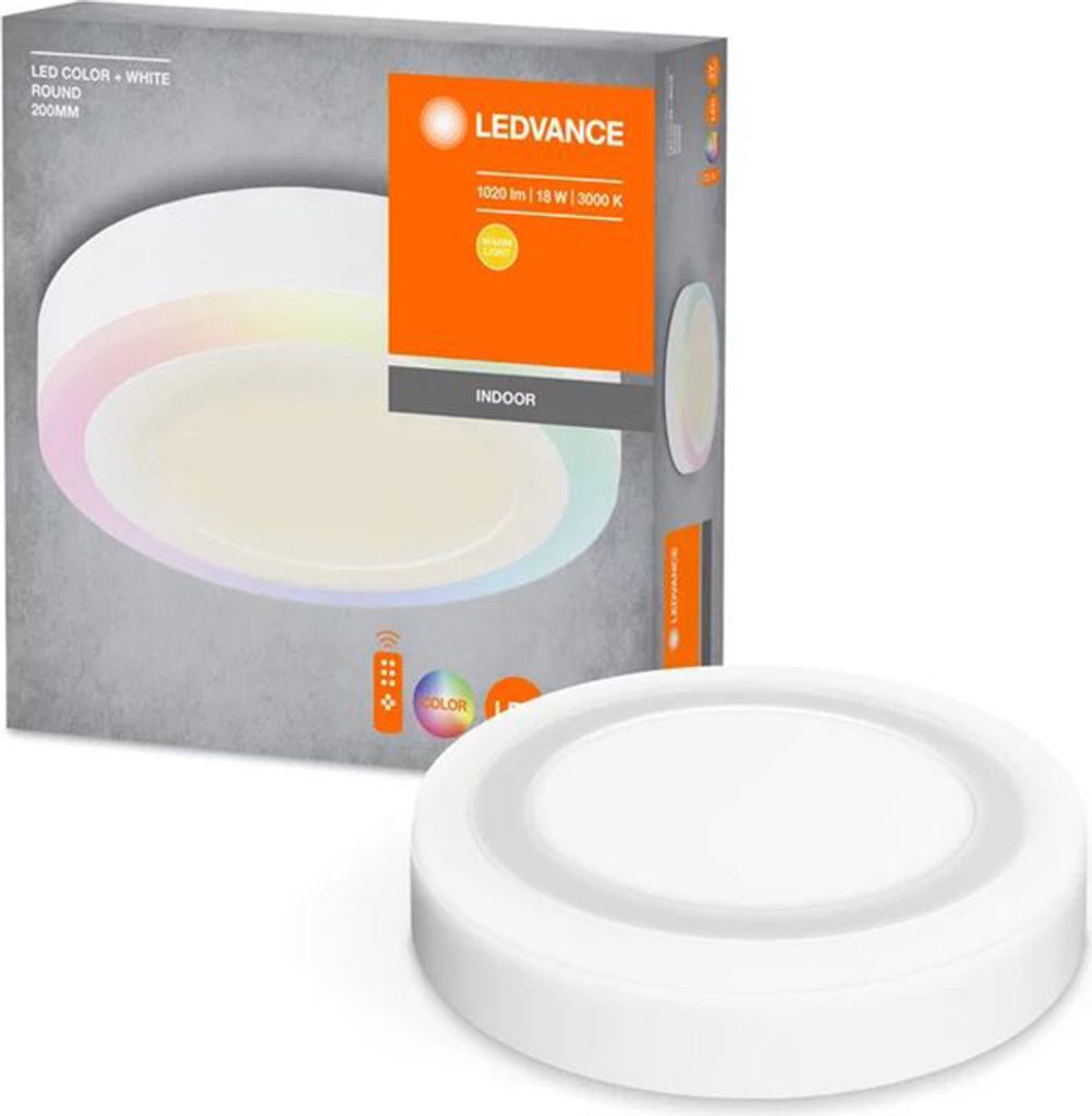 LEDVANCE povrchové svetlo LED COLOR +WHITE RD 200 mm 19W Obrázok produktu 