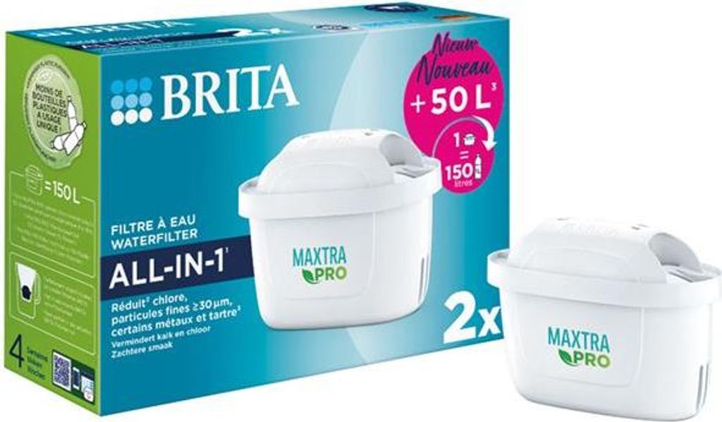 Pack de 2 cartouches maxtra pro pour carafe - Brita - Image du produit 