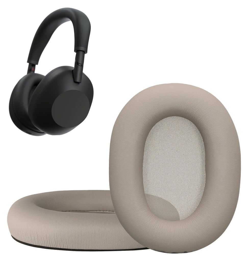 kwmobile 2x Ohr Polster für Sony WH-1000XM6 Ohrpolster - Ersatz Ohrpolster - Kopfhörer Ersatzteile - Kopfhörer Ersatzpolster für Over Ear Headp...