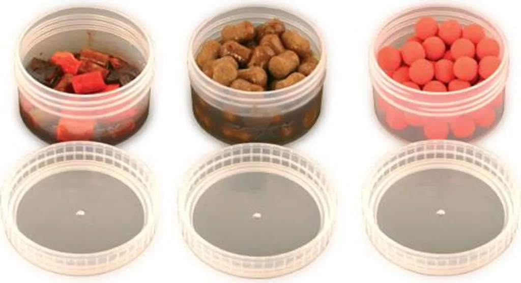 Finis les Appâts Secs : Boîtes Fox Mini Bait Tubs Clear Hermétiques x6