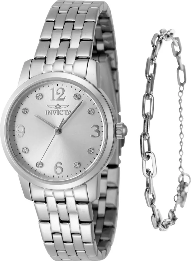 Orologio Invicta 48255 Angel Lady 32mm Acciaio Silver - Offerta Online