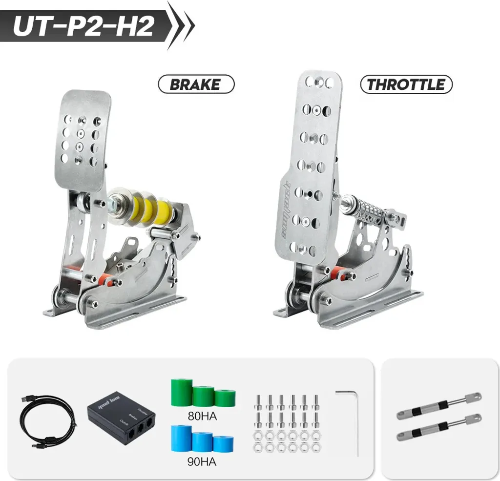 Pédalier Simracing SIMJACK Technologie Load Cell avec Force Réglable - 2