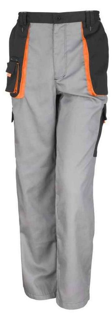 Result Safe-Guard - Arbeitshosen für Herren/Damen Unisex FK2906 (42R) (Grau/Schwarz/Orange)