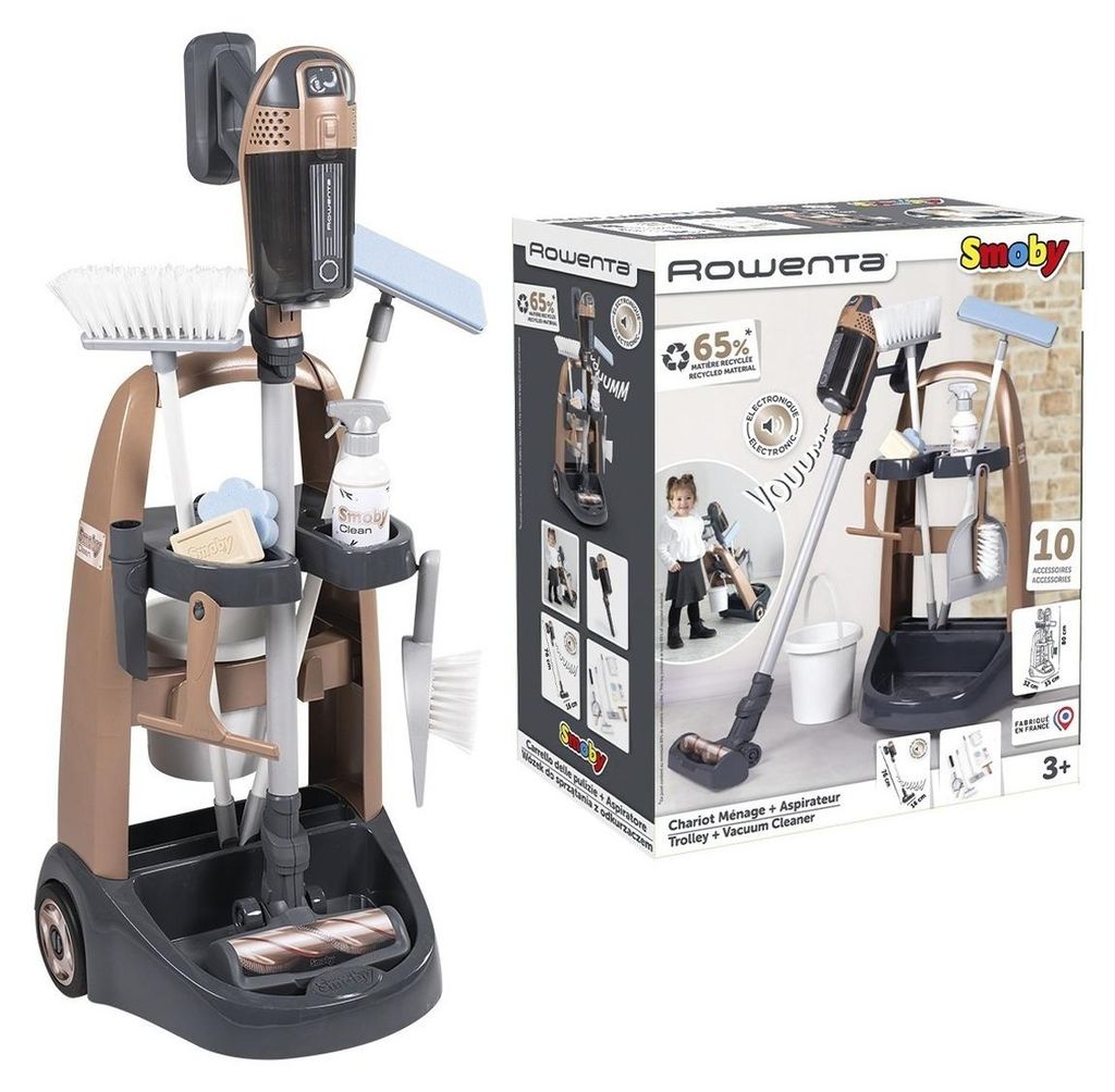 Smoby Rowenta Wózek z odkurzaczem XForce Zdjęcie produktu 