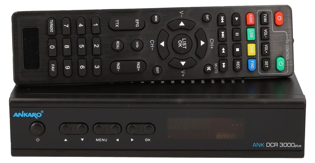 Ankaro DCR 3000 Plus ricevitore digitale via cavo 1080p Immagine del prodotto 