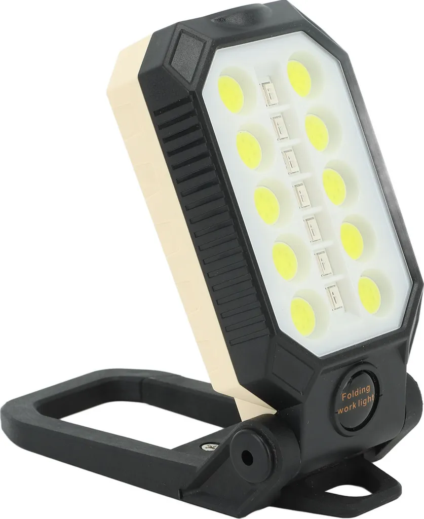 Luce LED Portatile COB IP66 Magnetica - Torcia Camping Ricaricabile