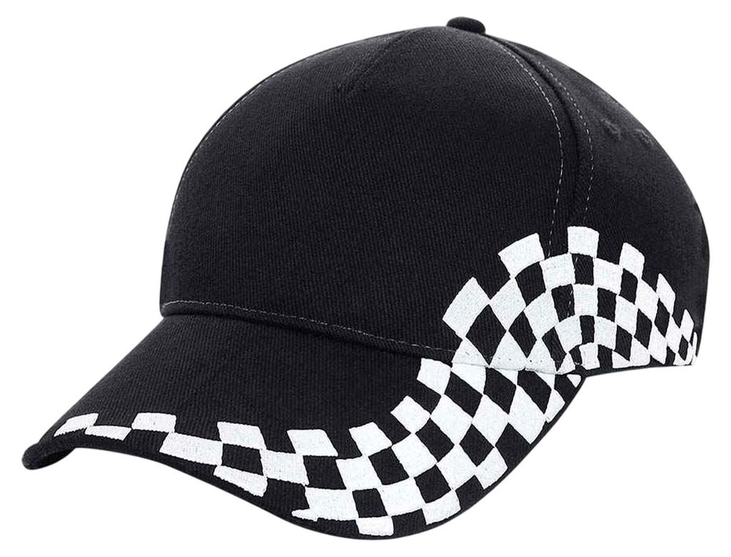 Beechfield - "Grand Prix" Kappe FK1757 (Einheitsgröße) (Schwarz)