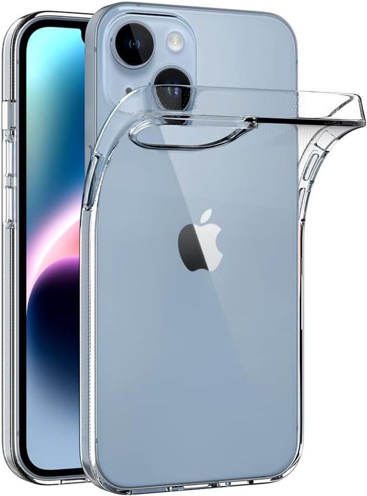 Custodia per iPhone 14 sottile trasparente morbida custodia Immagine del prodotto 