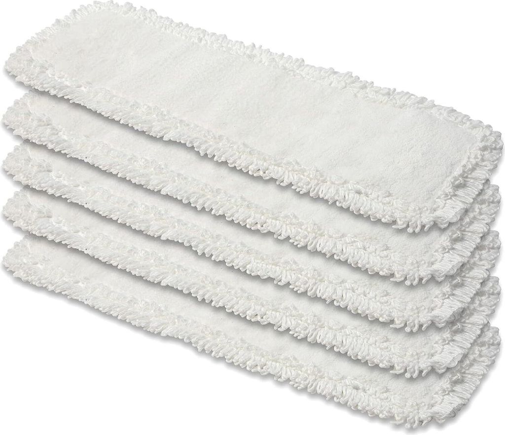 5X Prieser Mopp 100% Mikrofaser Bodenwischer mit außen Fransen ( 40 cm ) Wischmopp für Gewerbereinigung und Privat / Wischbeleg Star OR