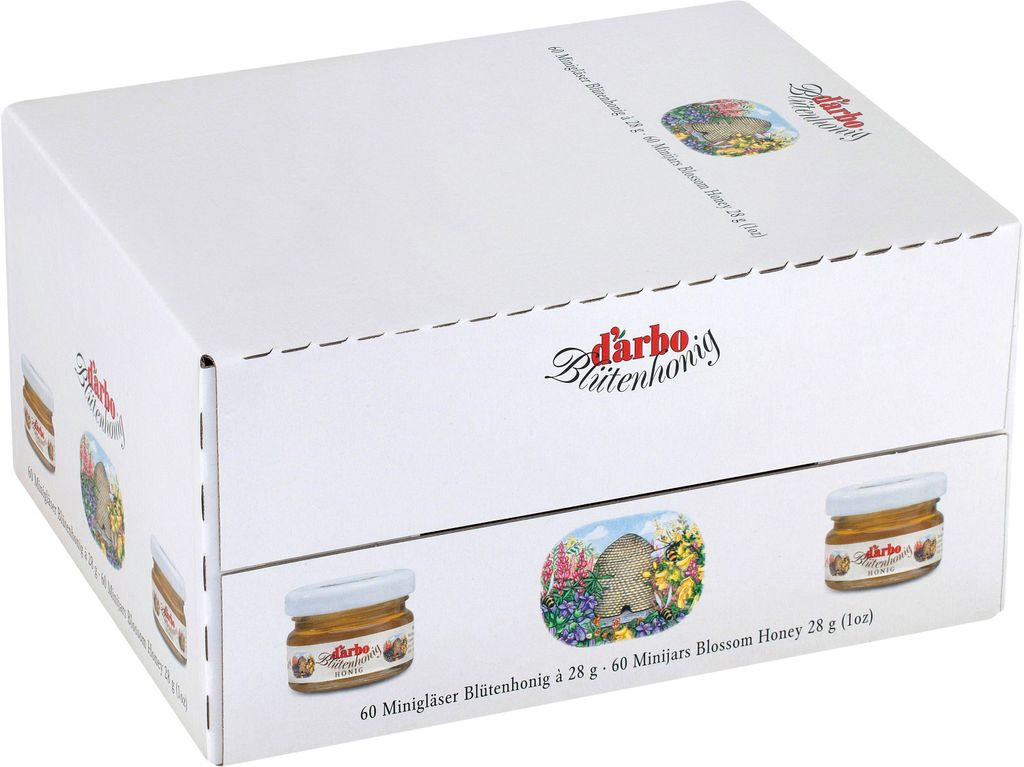 Vasetto mini di miele di fiori Darbo 70000028 28g 60 Immagine del prodotto 