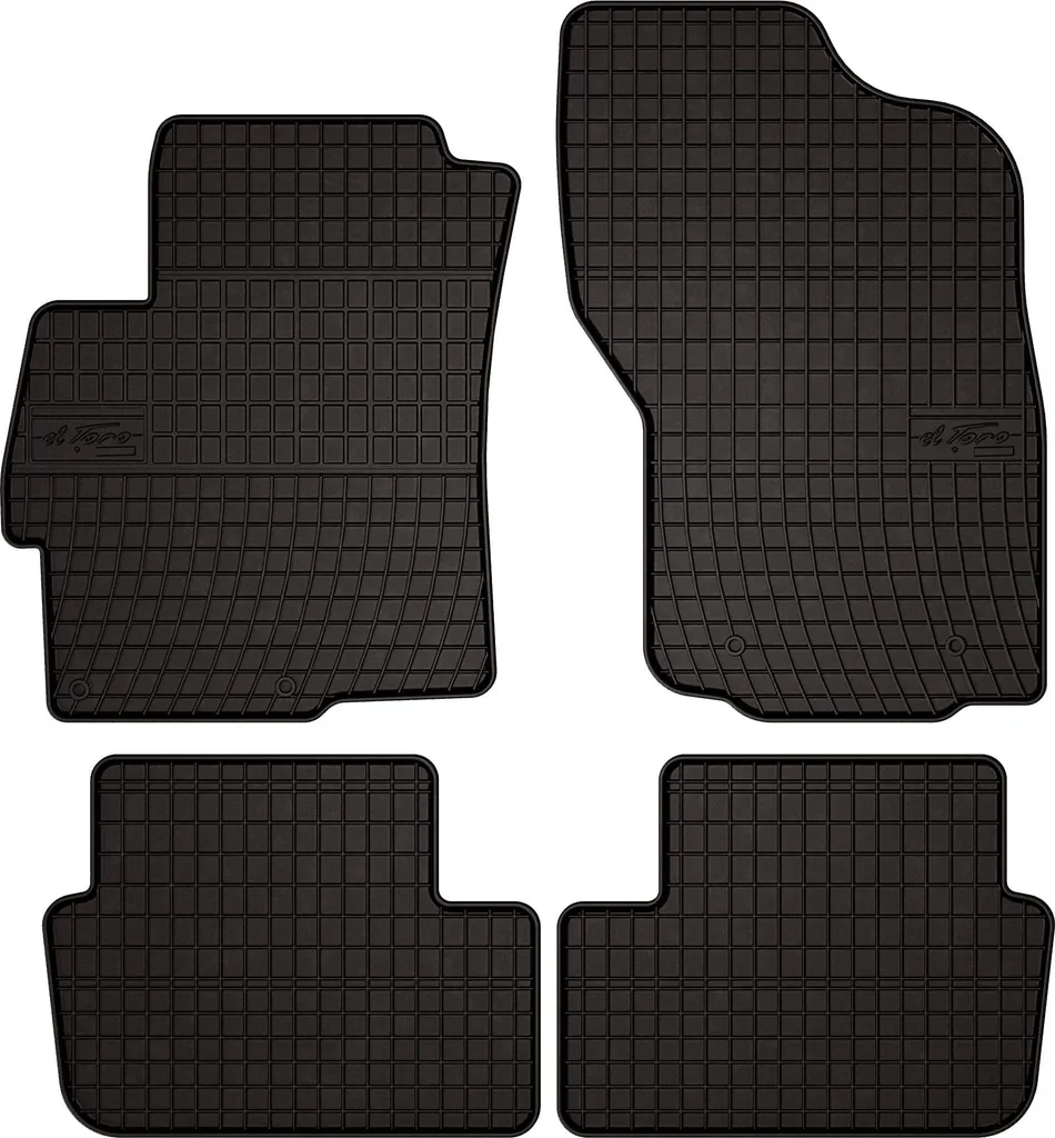 Tappetini Auto Mitsubishi Lancer VIII - Gomma Impermeabile Nera