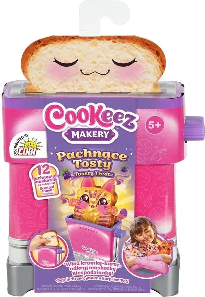 Cookeez Makery Toast Parfumé : Peluche Surprise à Collectionner
