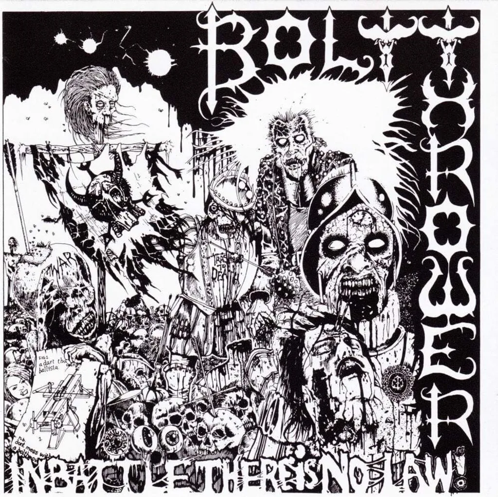 LP Bolt Thrower In Battle there is no Law - Vinyle Blanc Édition Rare
