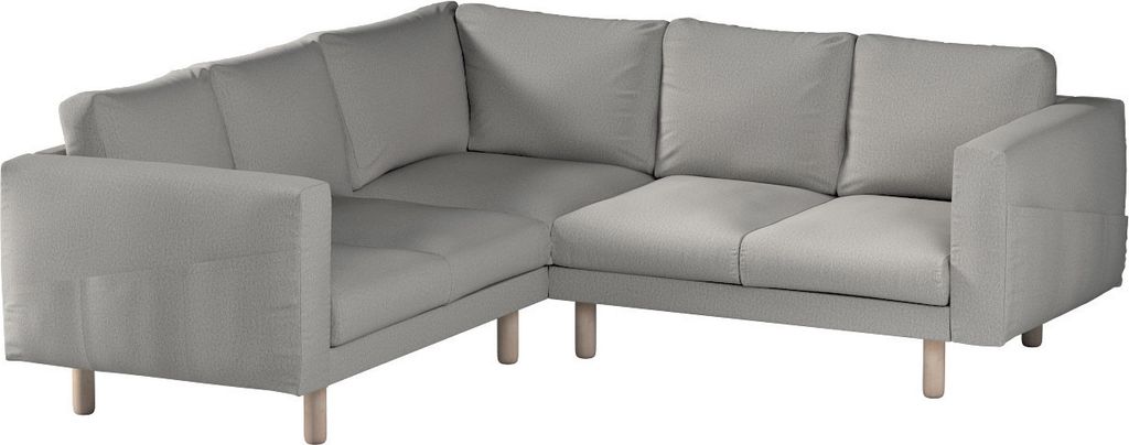 Dekoria Bezug für Norsborg 4-Sitzer Ecksofa, grau-beige, Norsborg 4-Sitzer Ecksofabezug