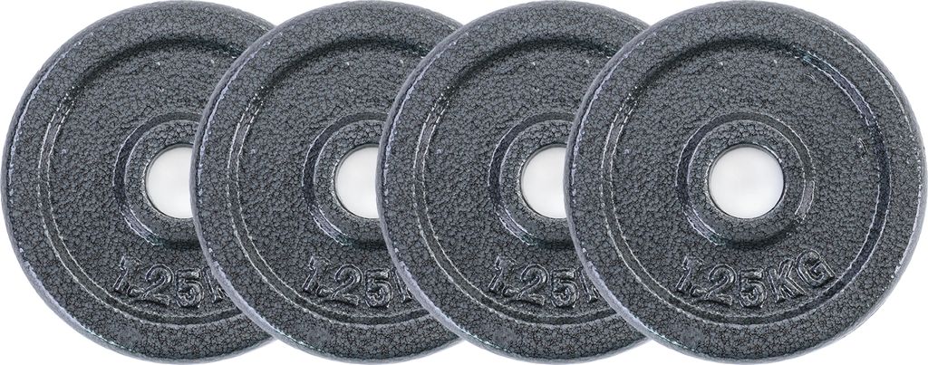5 kg Hantelscheiben Set 4x1,25 kg Gusseisen Hantel Gewicht versiegelt 28mm