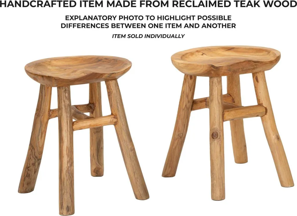Tabouret gain de place marron pour optimiser les petits espaces - 10