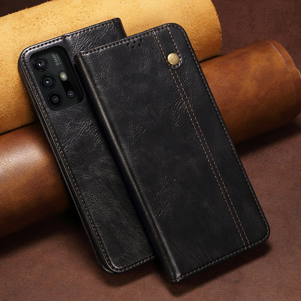 Nancencen Leder Handyhülle Für Huawei Nova 5T - Flip Brieftasche Mit Kartenfach Und Standfunktion