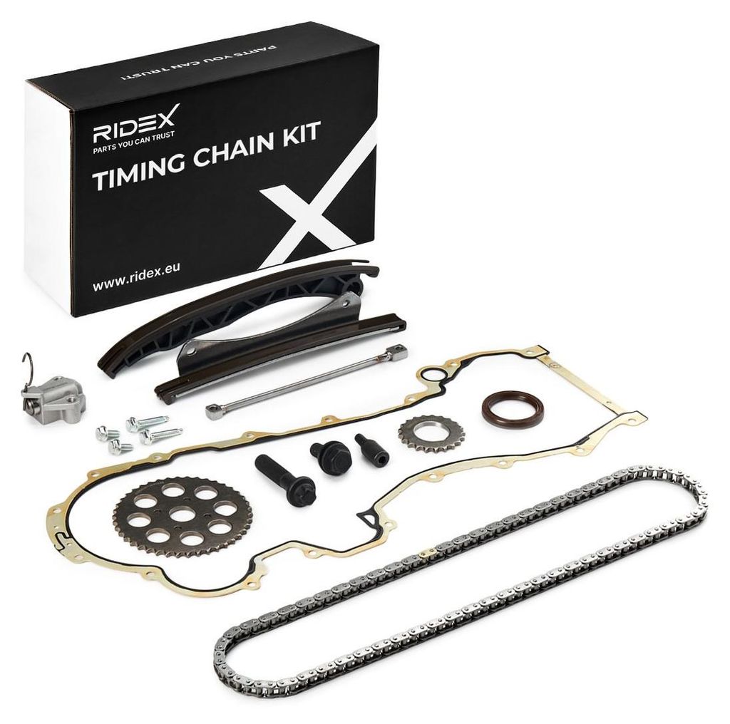 RIDEX 1389T0002 Steuerkettensatz Steuerkette für OPEL Corsa D Schrägheck (S07) Astra J Sports Tourer (P10) Corsa C Schrägheck (X01) Meriva A (X03)