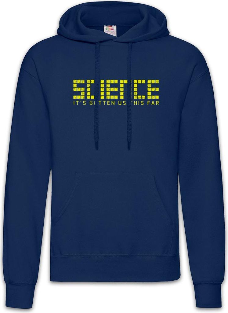 Urban Backwoods It's Gotten Us This Far, Herren Hoodie, Farbe: Navy, Größe: S