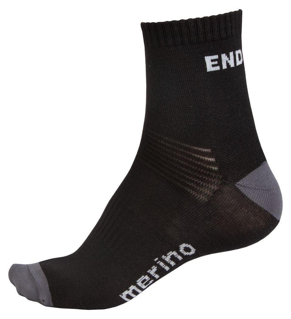 Endura Baabaa Merino Sock (twin Pack) Black