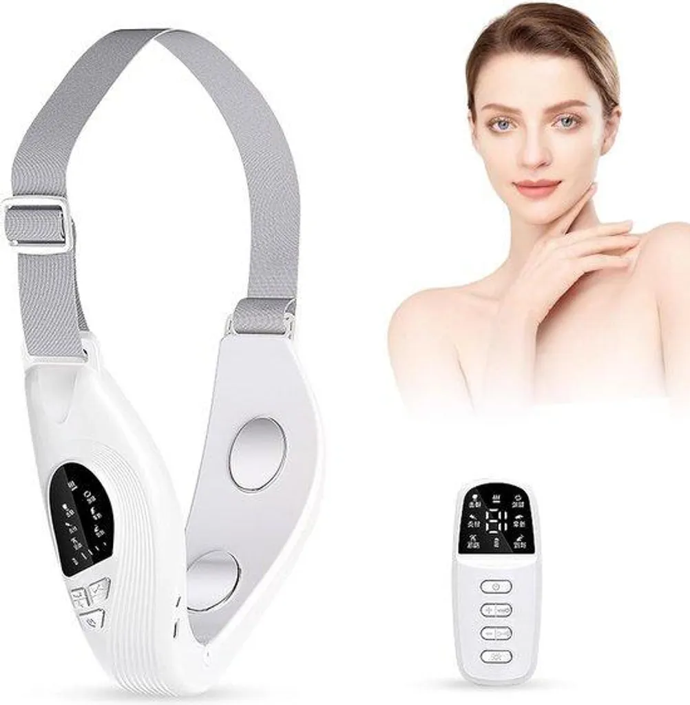 Masseur facial électrique et entraîneur lifting cou en forme de V