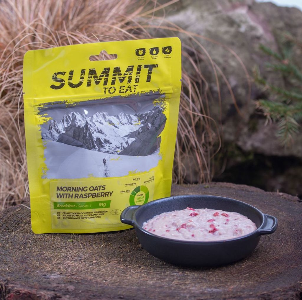Summit to Eat Porridge mit Himbeeren