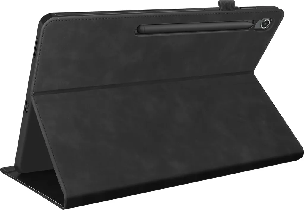 Avizar, Custodia portafoglio per Tab S10 FE+ con supporto video, nero - 2