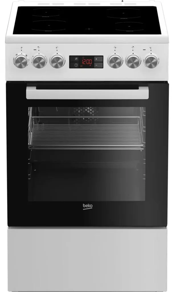 Cuisinière 50x60 Beko vitrocéramique avec four catalyse 60 litres