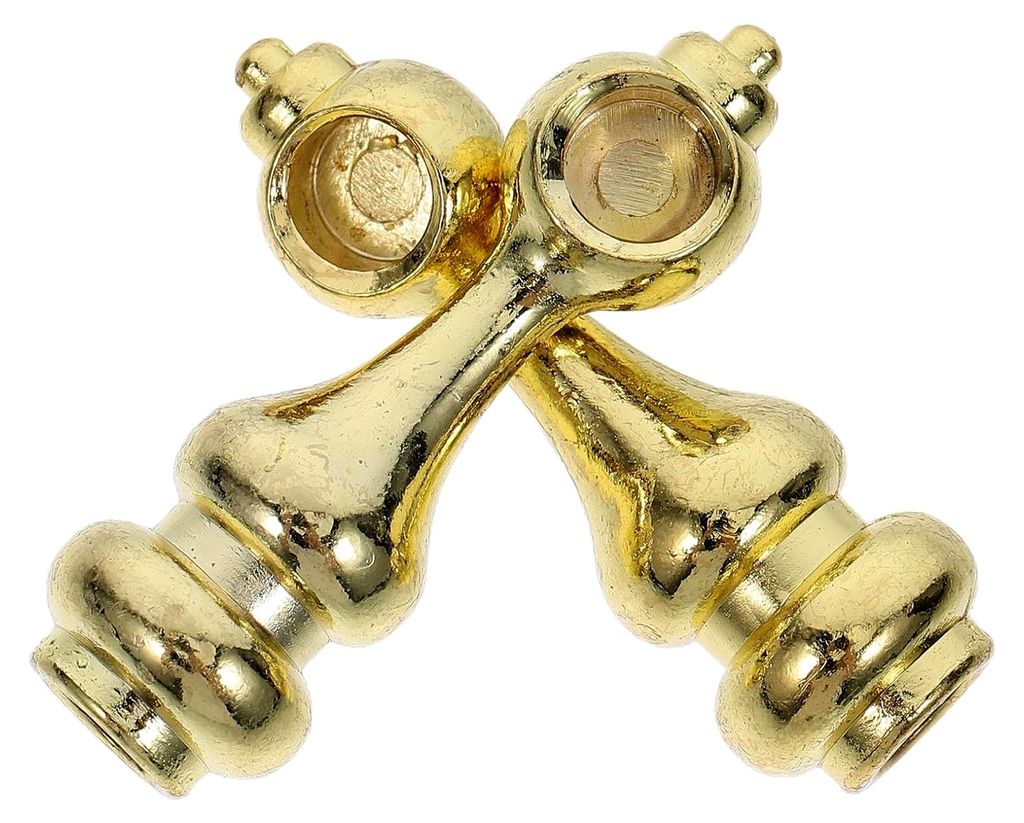 2 Stück Messing Weinschrank Geländerverbinder Dekorative Möbelbeschläge für Glasbarwagen und Weinschränke Multifunktionale Stabile Schutzgel...