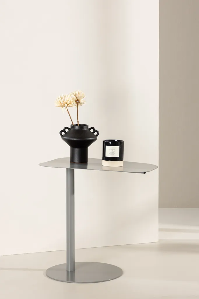 Table d'angle SanJose gris clair - Bureau de coin compact et moderne - 10
