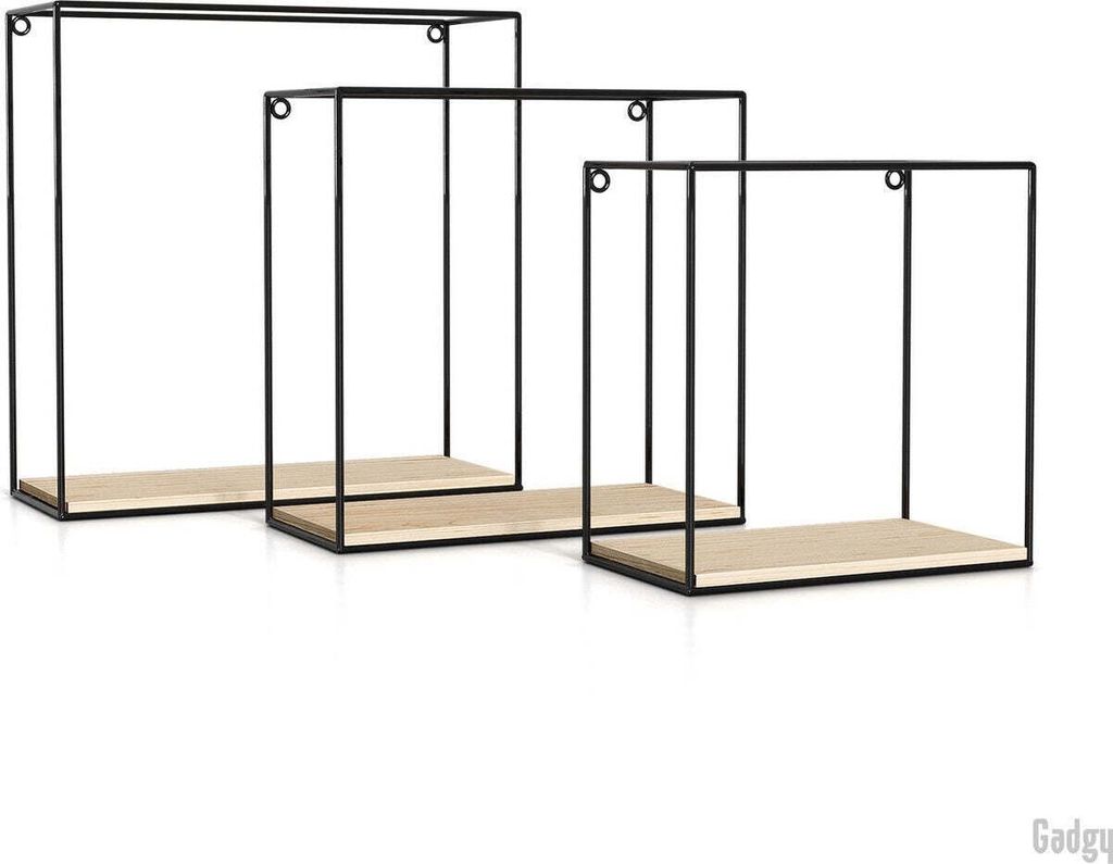 Set di 3 mensole da parete Gadgy Gadgy - Mensola da parete Immagine del prodotto 