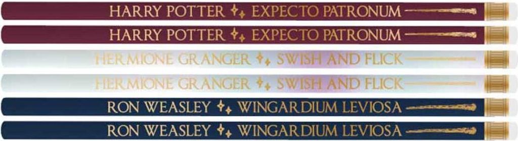 Harry Potter - Zauberstäbe Bleistiftset 6-tlg.