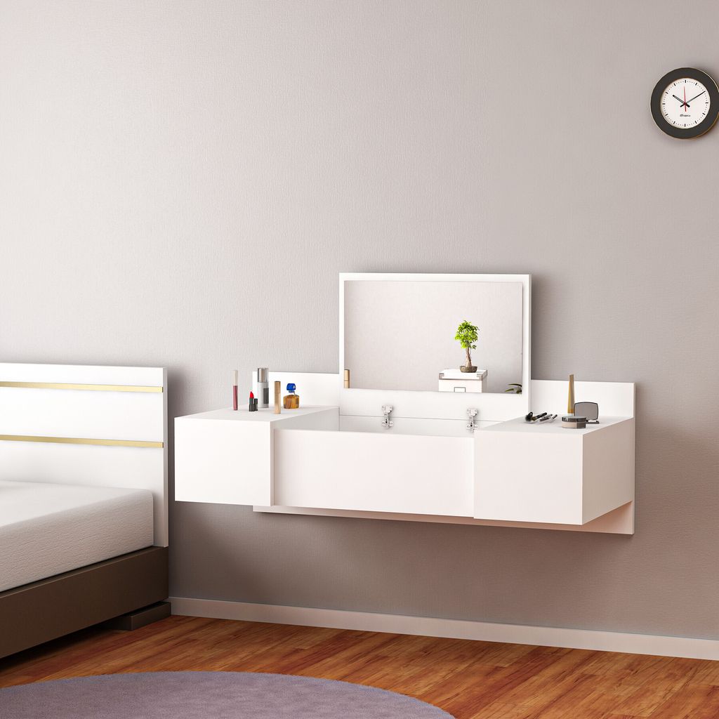 Skye Decor, Zakkum, Schminktische, Weiß, Produktbild 