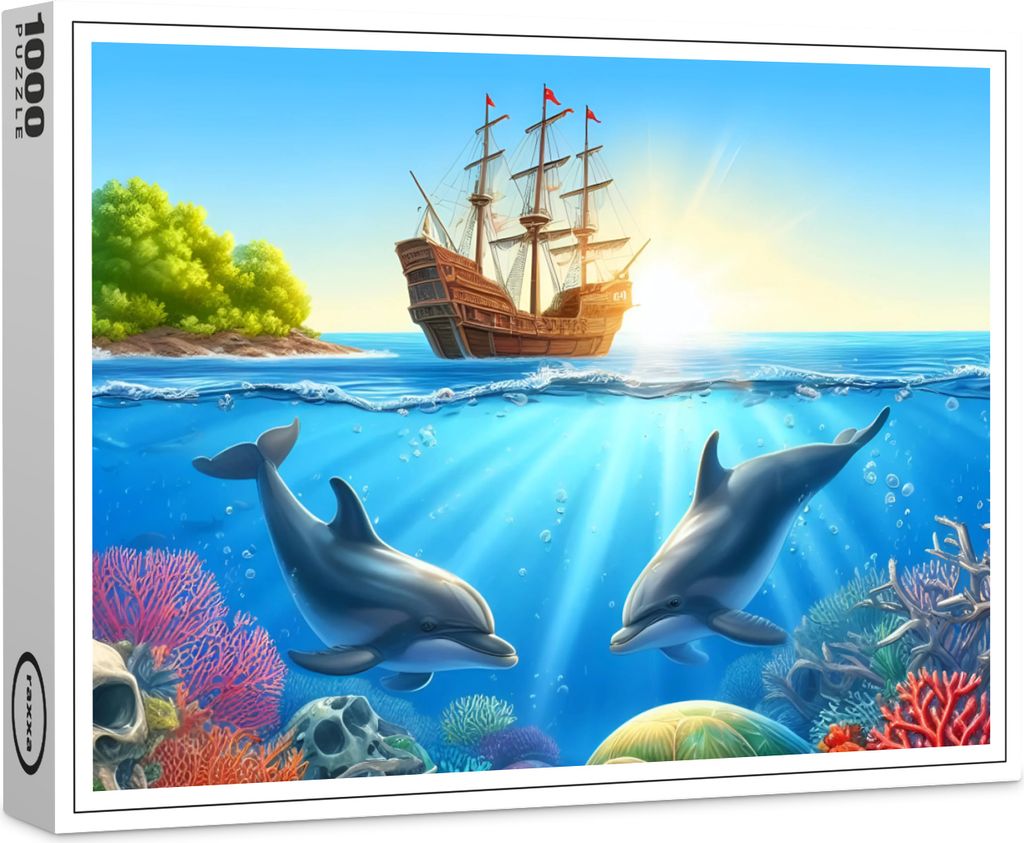 raxxa Premium-Puzzle "Paradies #3", 1000 Teile