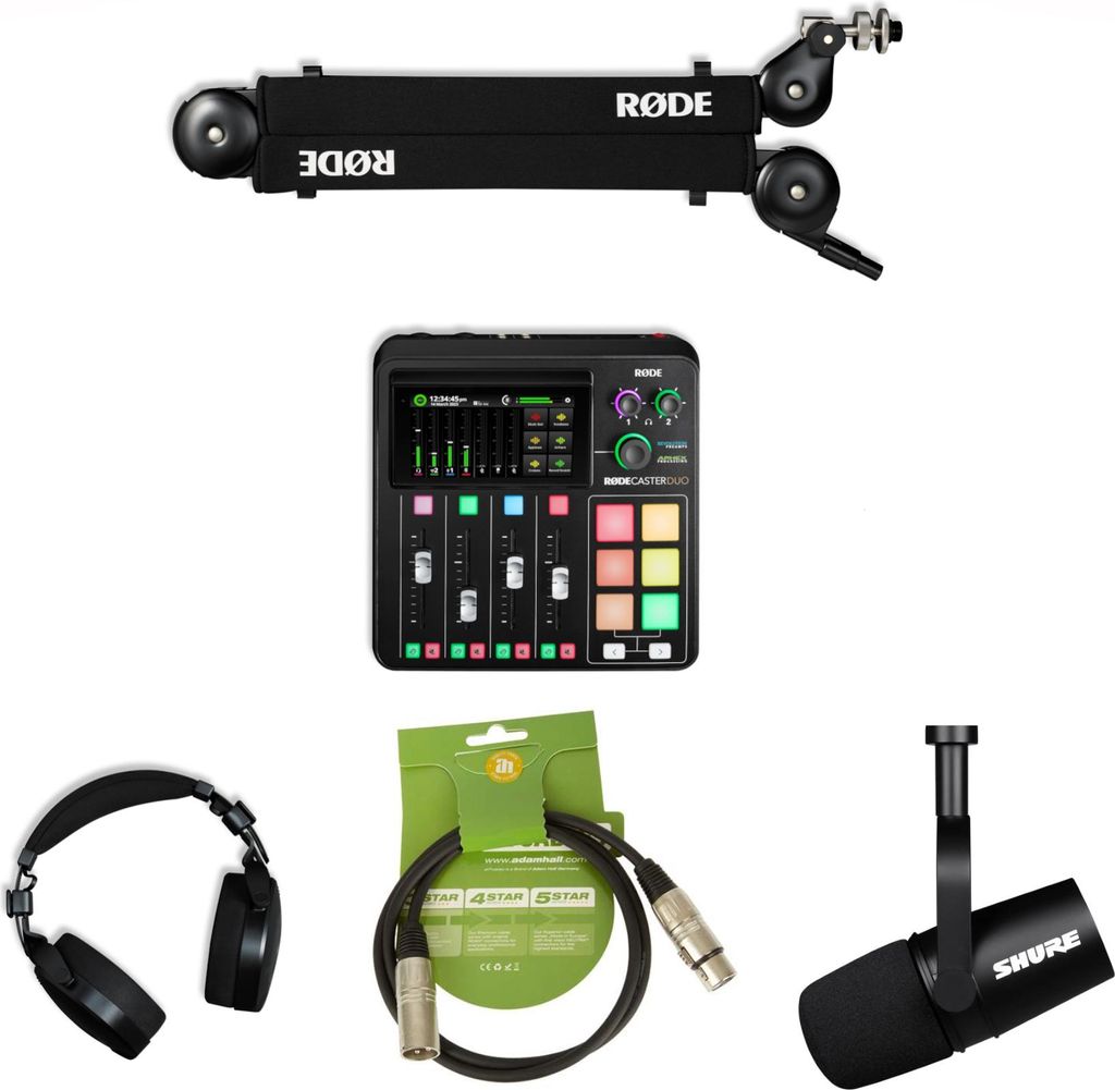 Rode Shure Podcasting Bundle 1